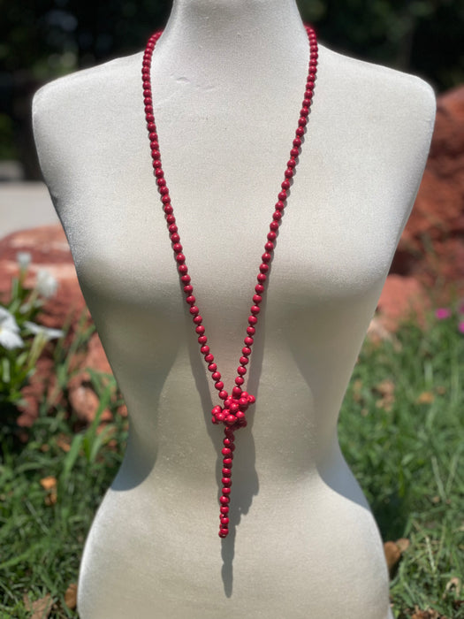 Necklace l Wrapped Around You Long Beaded Necklace