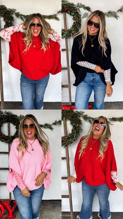 PREORDER: Holiday Meg Pullover Poncho