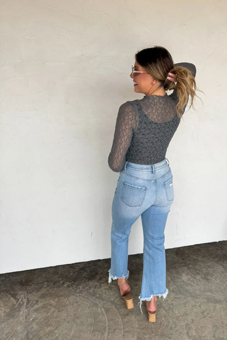 PREORDER: Jolie Lace Thumbhole Top