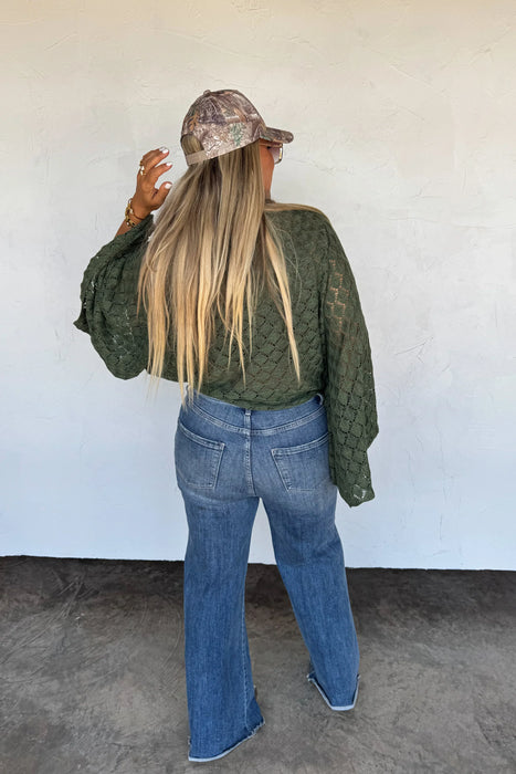 PREORDER: Fall Colors Free Spirit Bell Sleeve Top