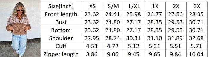 PREORDER: Camo Sherpa Pullover