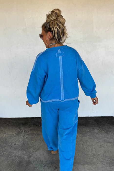 PREORDER: Faded Feels VNeck Pullover