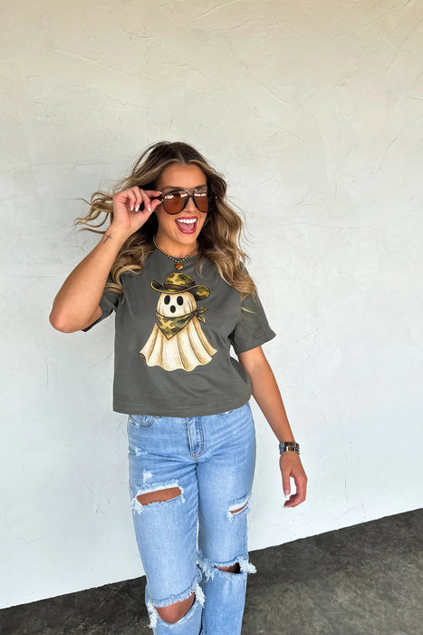 PREORDER: Camo Ghost Graphic Tee