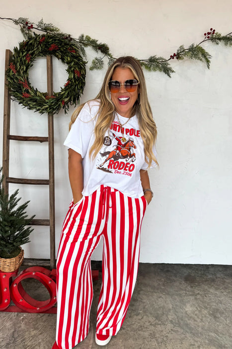PREORDER: Christmas Vertical Vibes Stripe Pants
