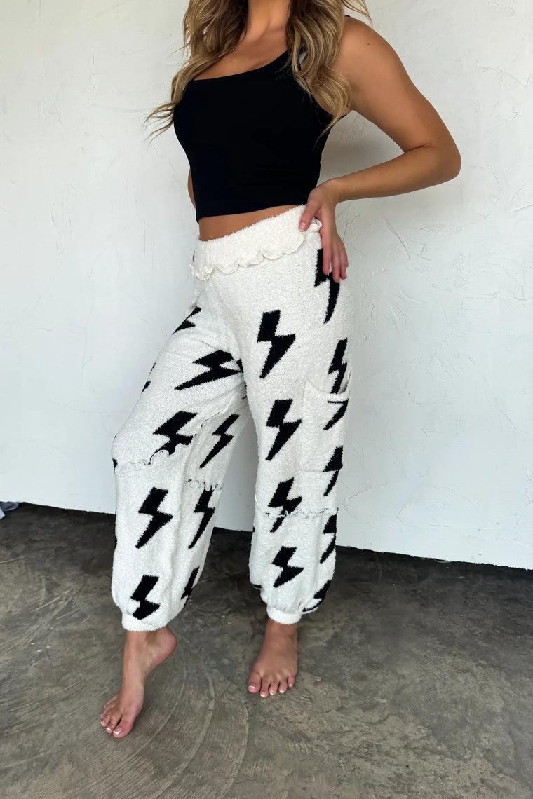 PREORDER: Lightning & Cheetah Cloud Lounge Pants