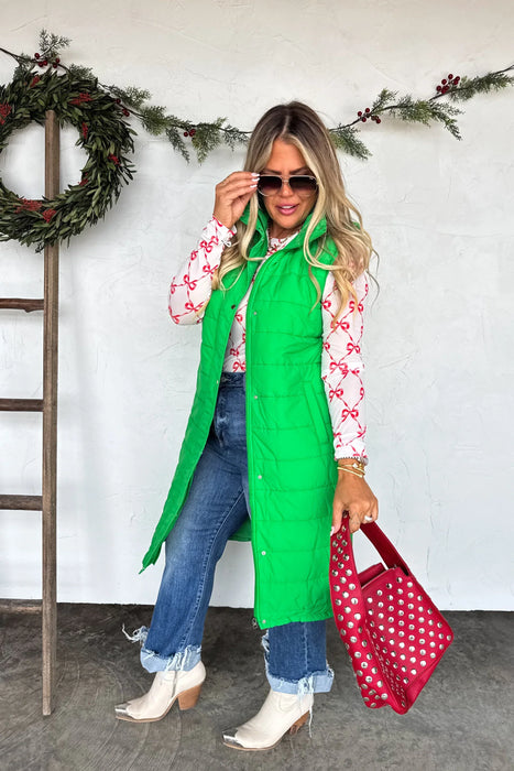 PREORDER: Kendall Long Puffer Vest