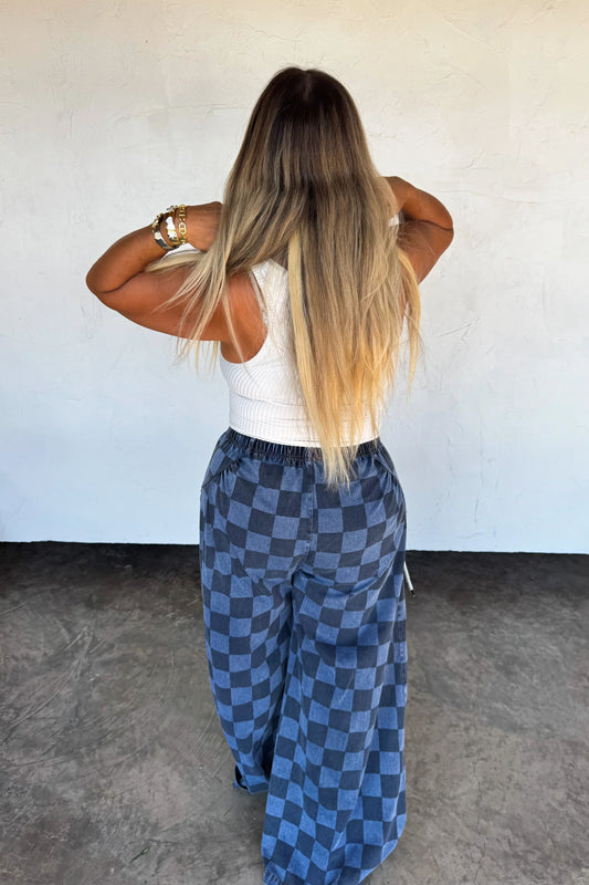PREORDER: Go with the Flow Checker Pants