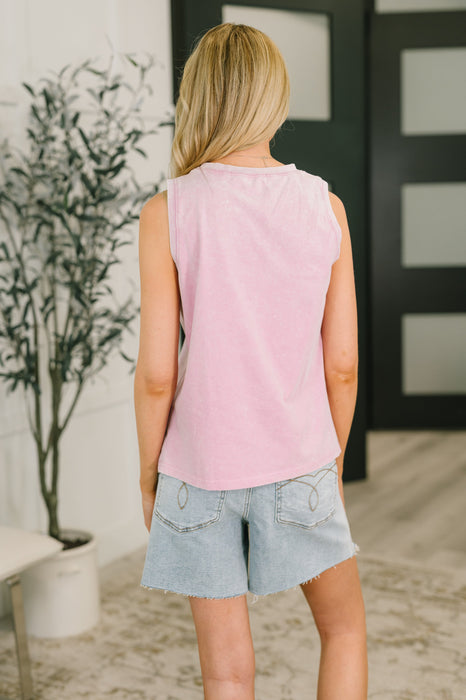 A Look in Your Eyes Mineral Wash Tank Top