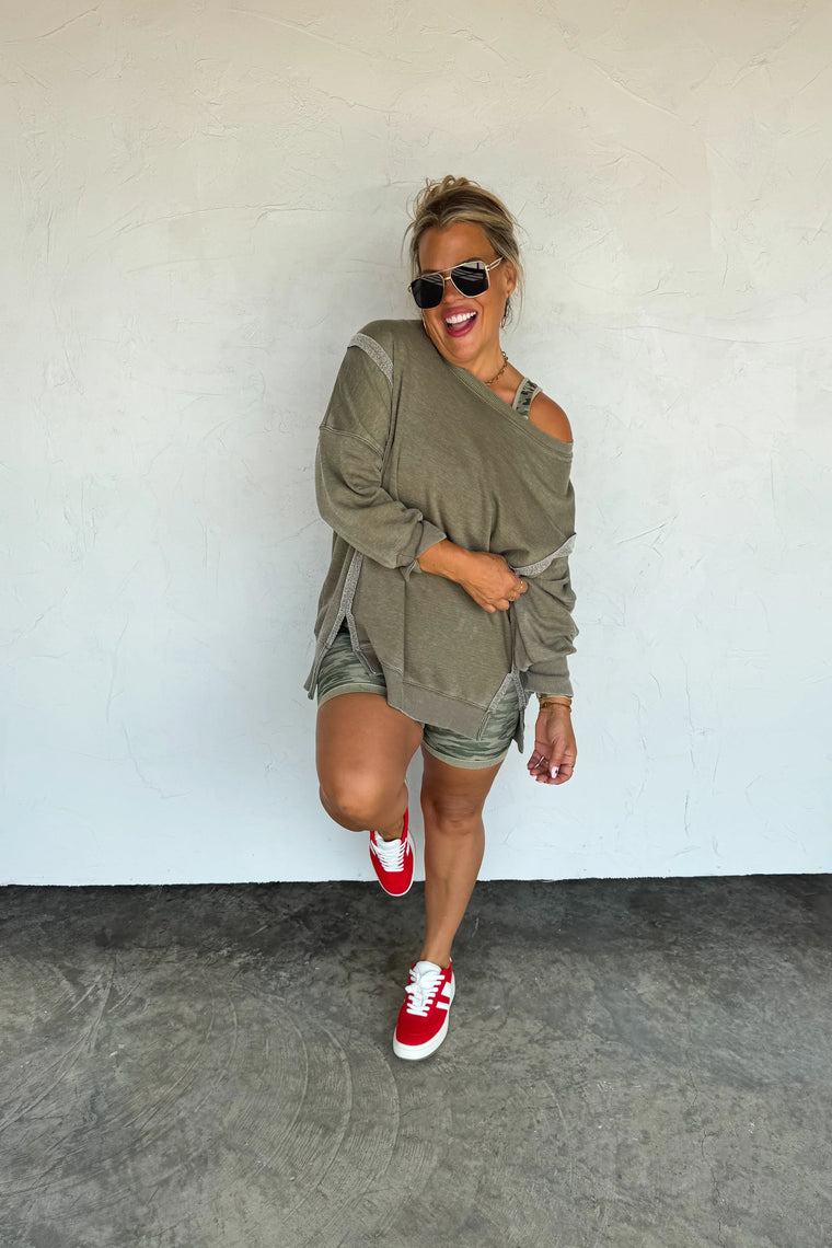 PREORDER: Camo Bra & Biker Short Set