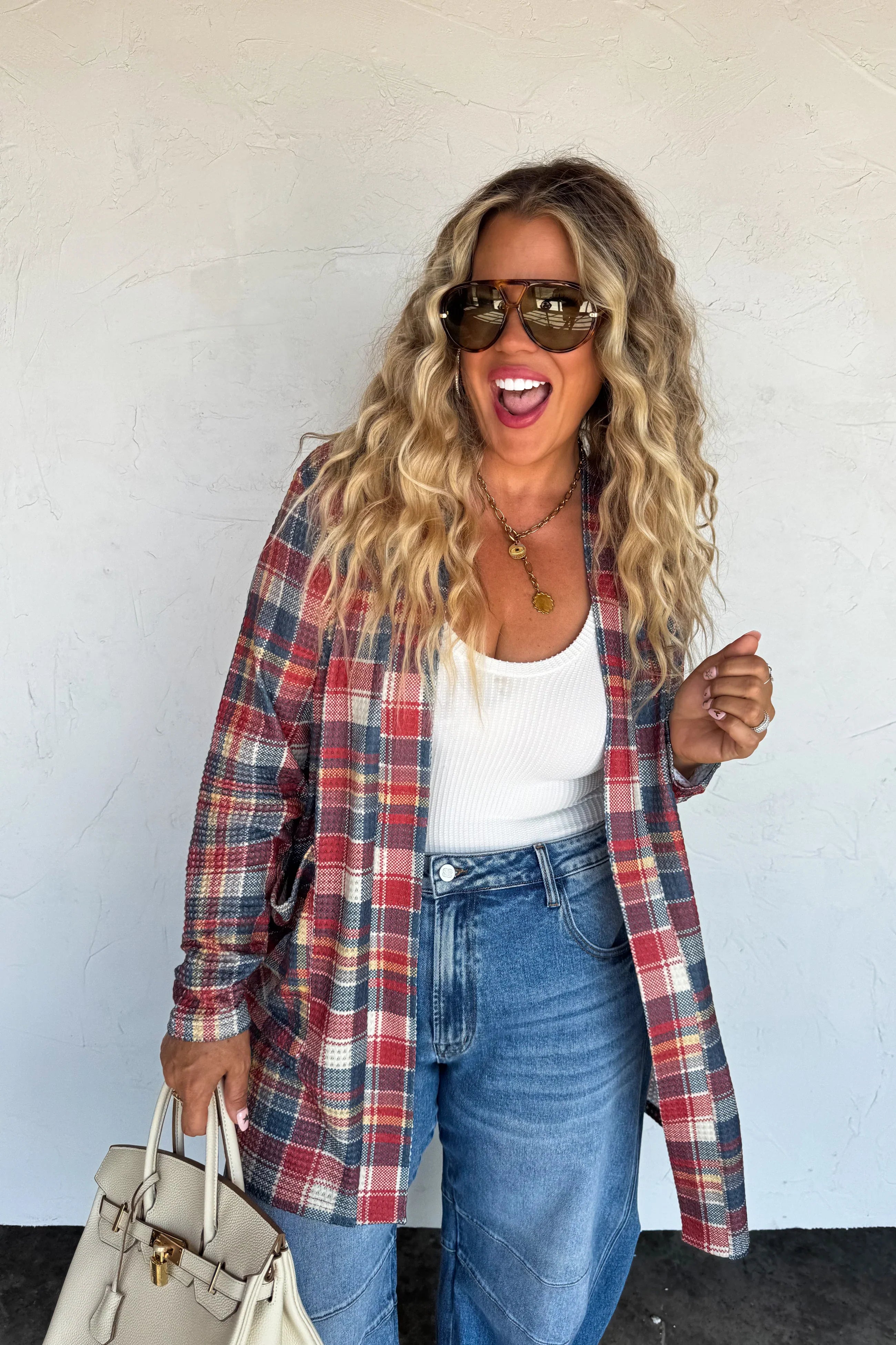 PREORDER: Plaid Lola Cardigans