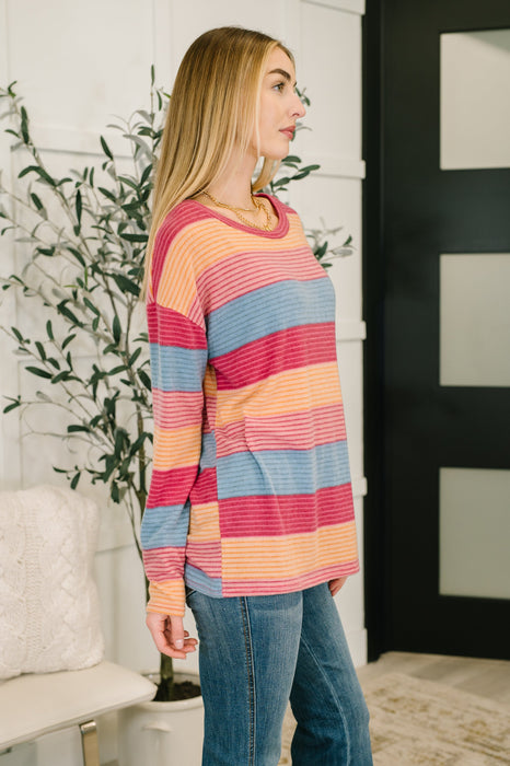 Back Home  Drop Shoulder Top