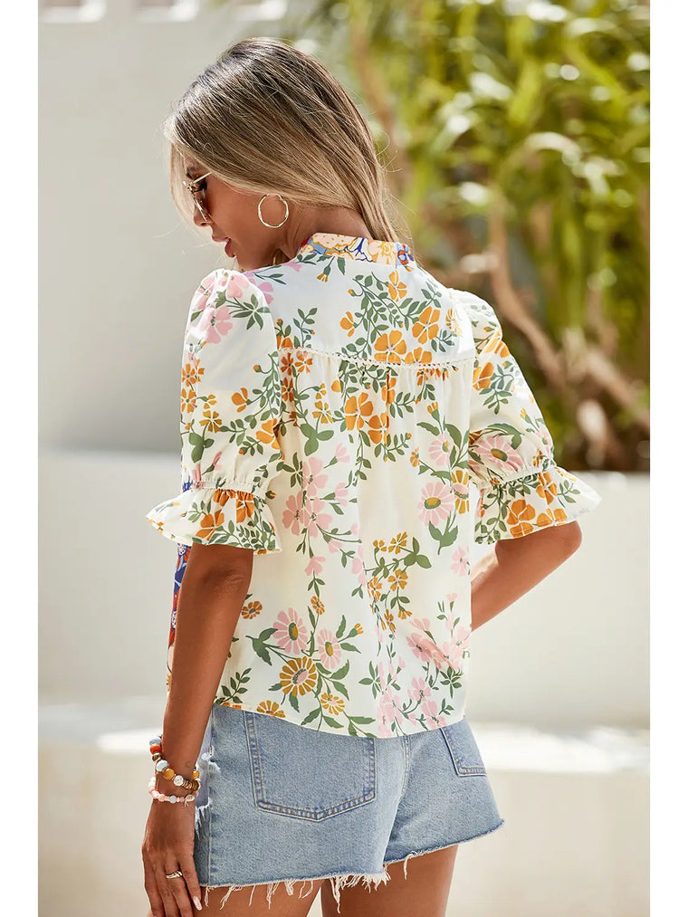 Floral Boho Blouse