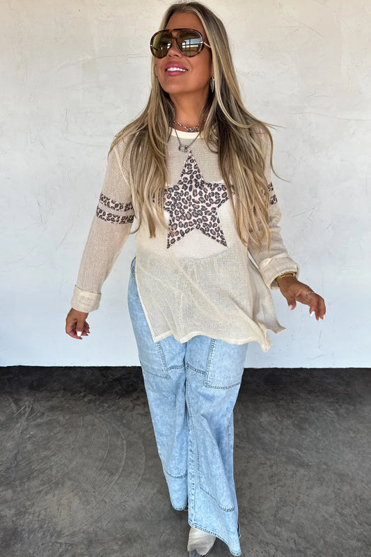 PREORDER: Star Mellow Mesh Cotton Top