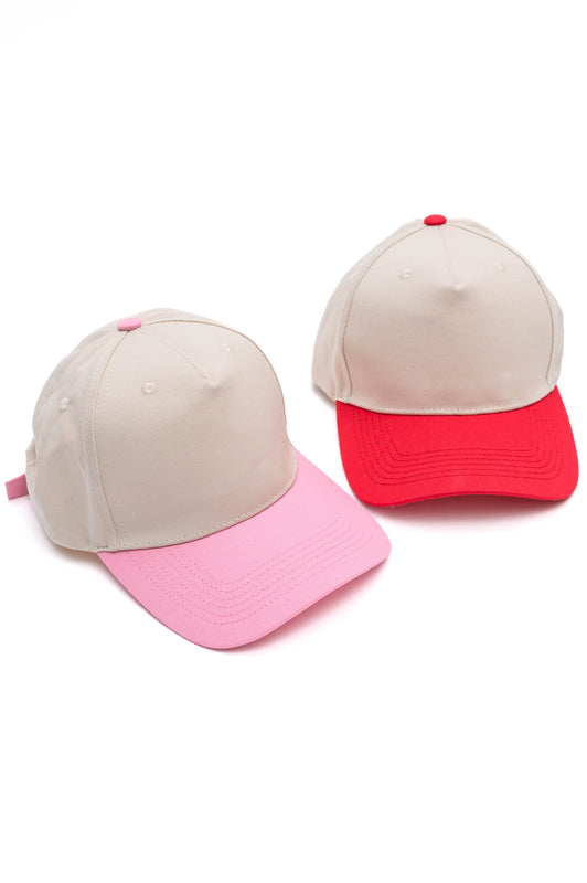 Come Hither Two Tone Canvas Cap Set