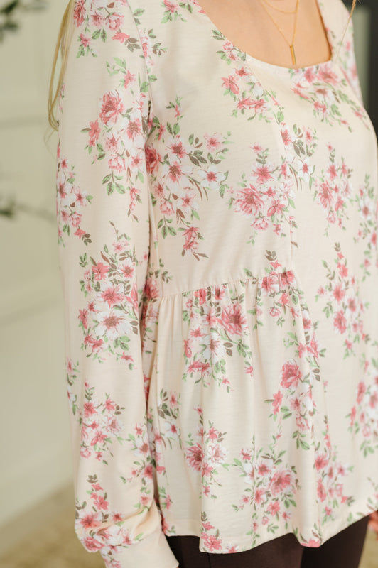 Cool to Be Kind Floral Blouse