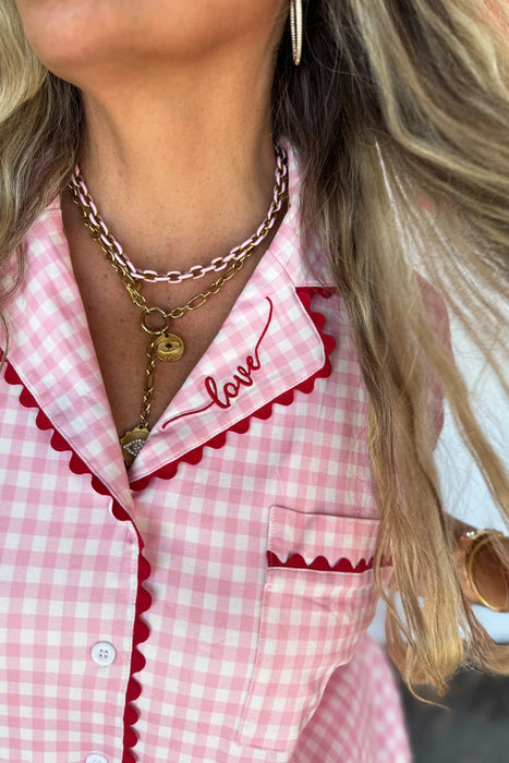PREORDER: Gingham Love Luxe PJ Set