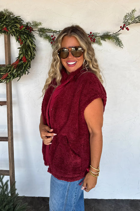 PREORDER: Linden Sherpa Vest Jacket