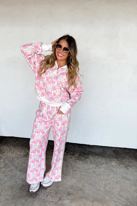 PREORDER: Floral & Cheetah Drift Away Joggers