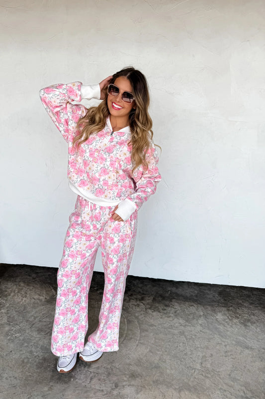 PREORDER: Floral & Cheetah Drift Away Joggers