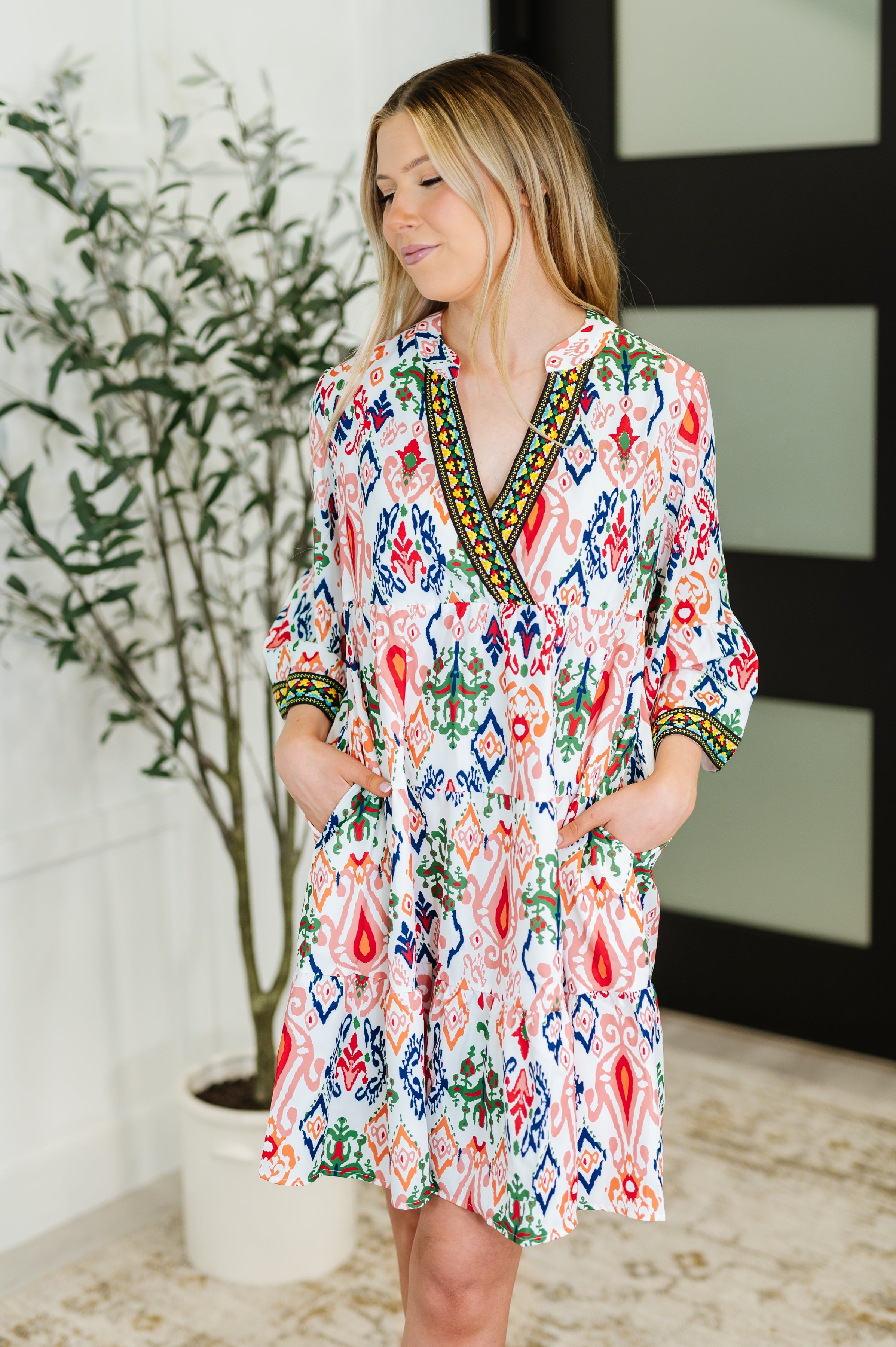 Depend on Me Boho Tiered Dress
