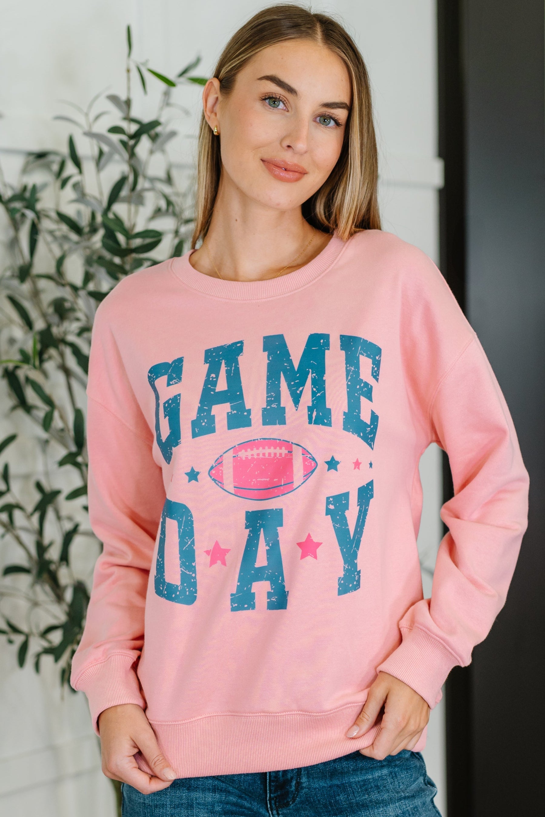 PREORDER: Game Day Graphic Drop Shoulder Sweatshirt
