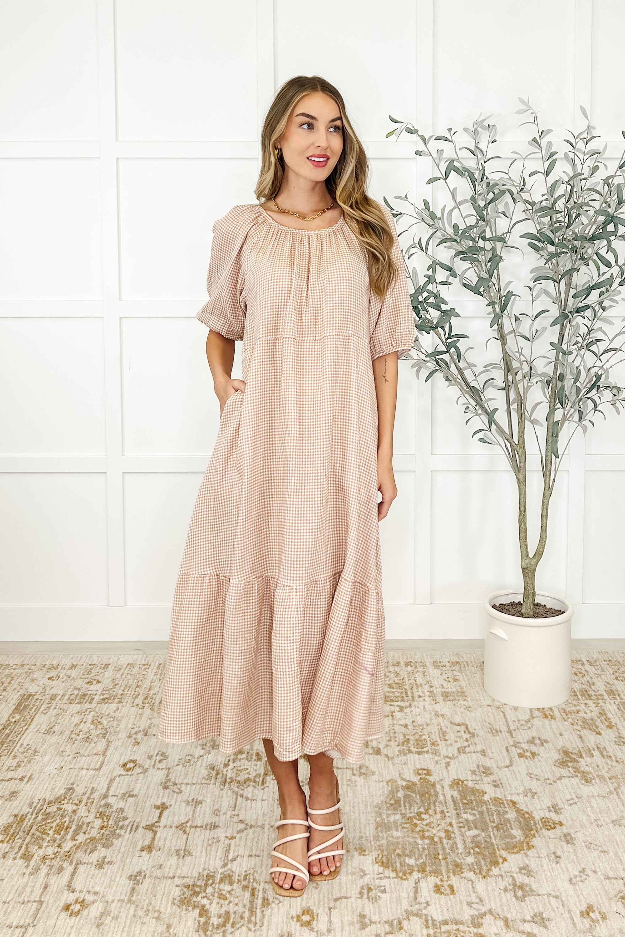 Hazel Dress in Toffee