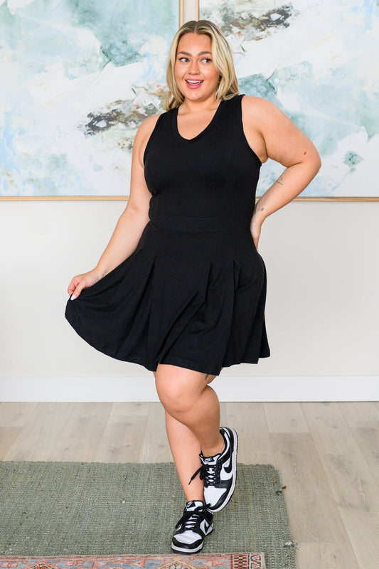 dress with removable shorts Women's Open-Back Linen-Blend Mini Dress in Navy Blue Dot Size L from Hollister