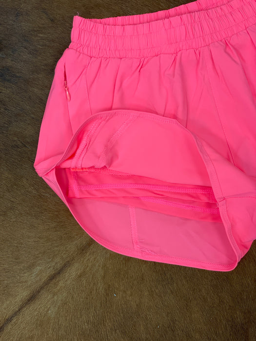 Hot Pink Serena Athletic Shorts