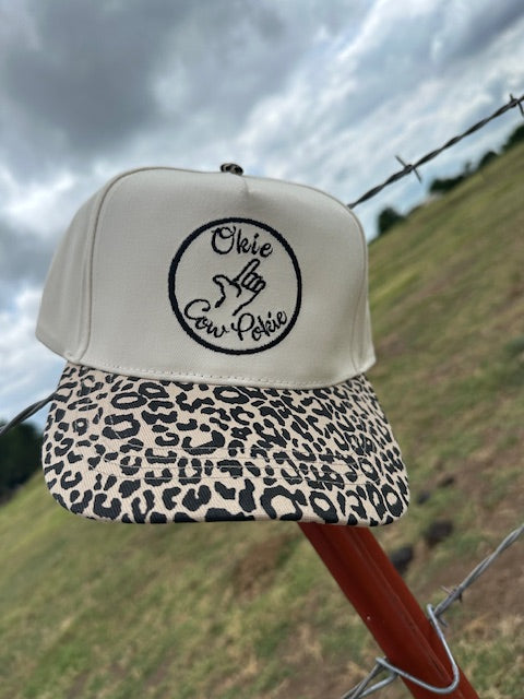 Okie CowPokie Leopard SnapBack Hat