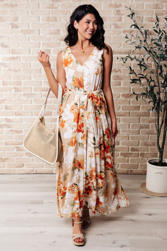 It's All Sunshine V-Neck Floral Dress in Orange – Whiskey Creek Boutique It's All Sunshine V-Neck Floral Dress in Orange – Whiskey Creek Boutique