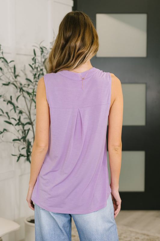 Lizzy Tank Top in Orchid Bloom