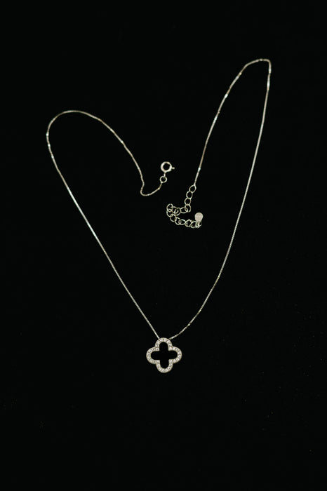 Lucky Girl Syndrome Sterling Silver Pendant Necklace