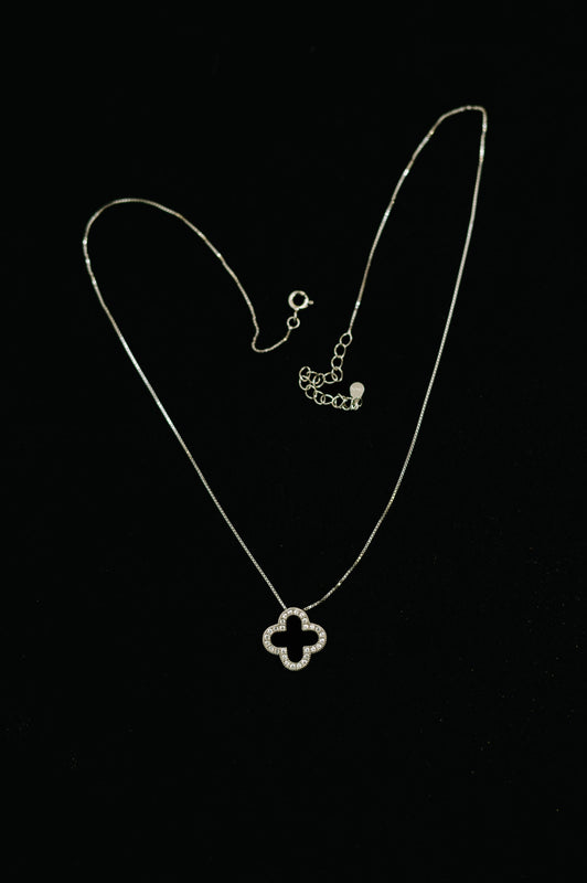 Lucky Girl Syndrome Sterling Silver Pendant Necklace