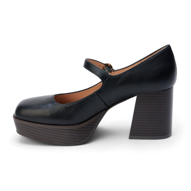 Matilda Platform Heel in Black
