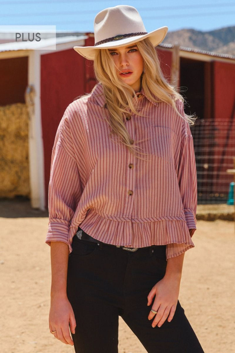 Grandpa's Mauve Button Down