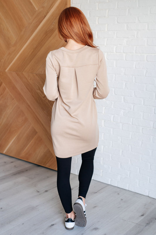 milan knit dress khaki Milan Mini Dress