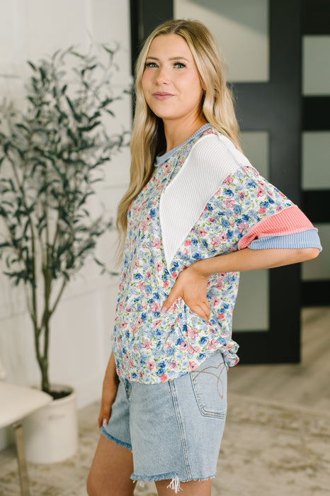 My Version Of Love Color Block Top