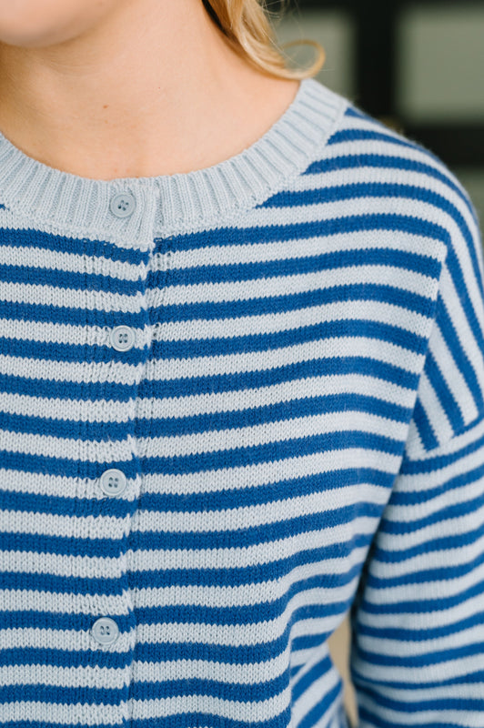 Never Let Me Down Brushed Button Down Cardigan