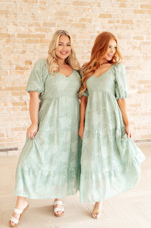 Power of the Babe Tiered Balloon Sleeve Dress Power of the Babe Tiered Balloon Sleeve Dress