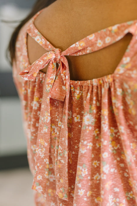 Spring Breeze Square Beck Top in Dusty Rose