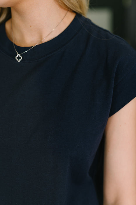 Sweet Like That Casual Dress in Navy
