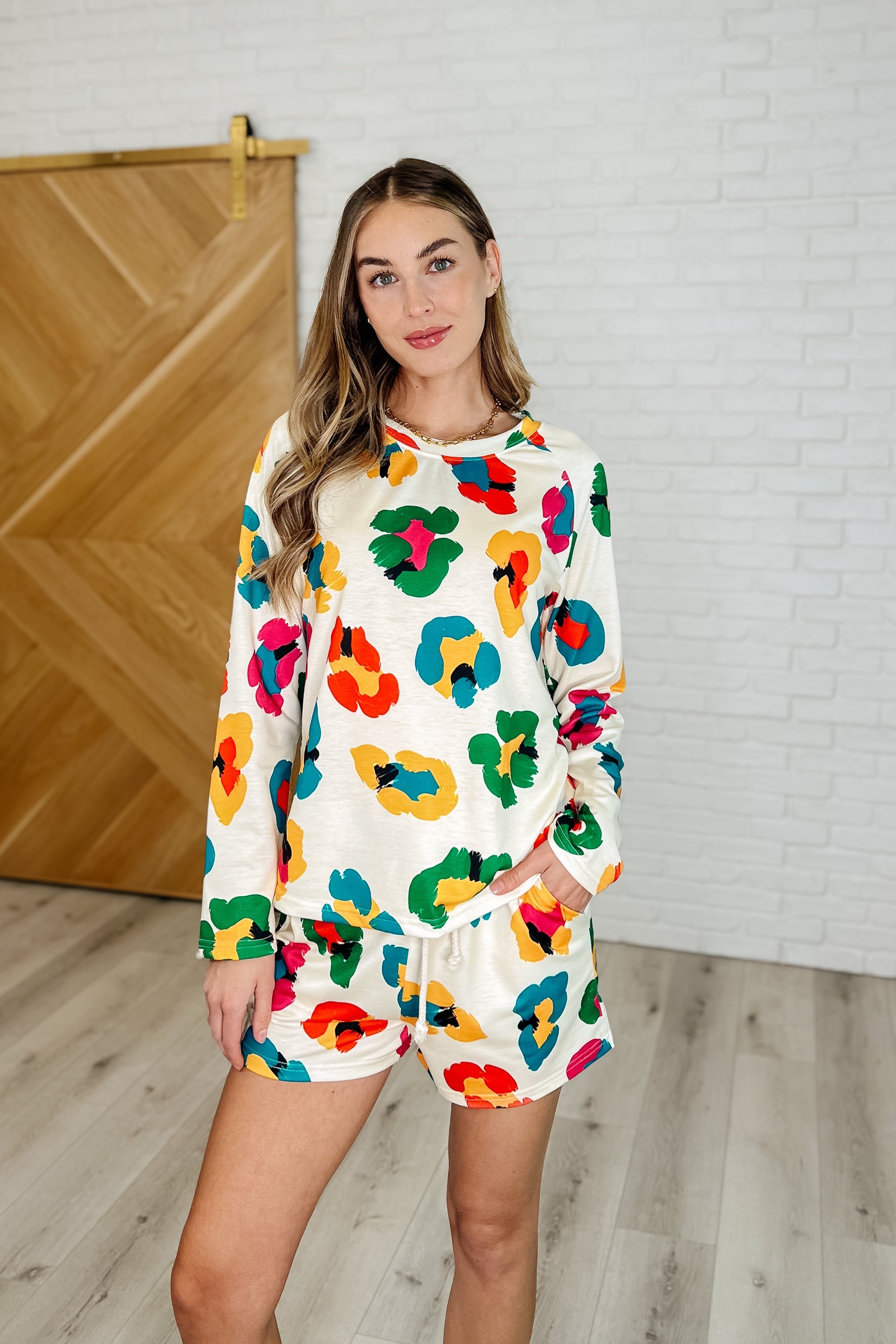 Forever Young Floral Top and Shorts Set