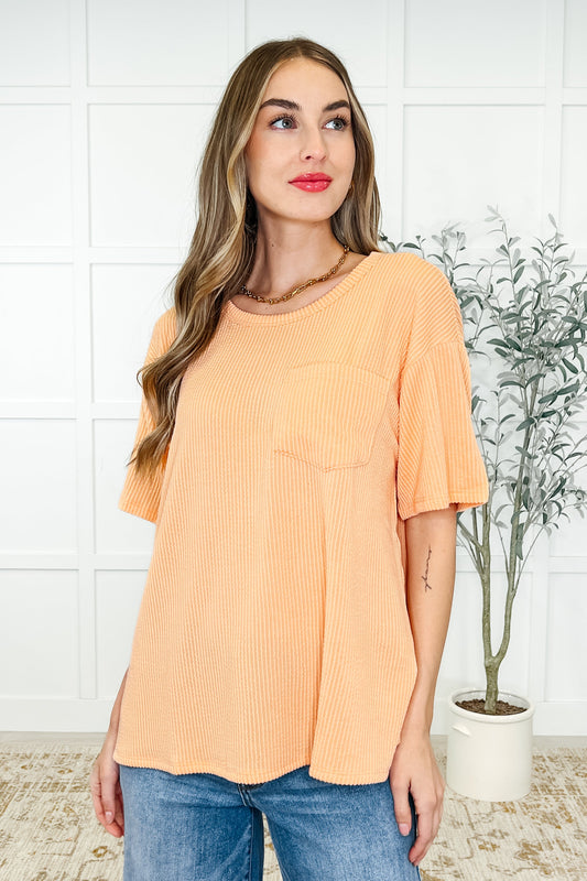 The Go-To Tee in Apricot Bliss