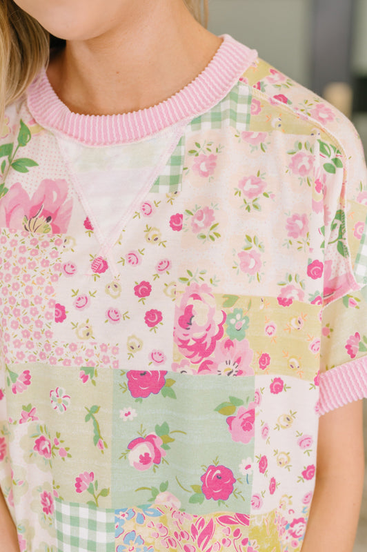 Until Tomorrow Patchwork Relaxed Tee