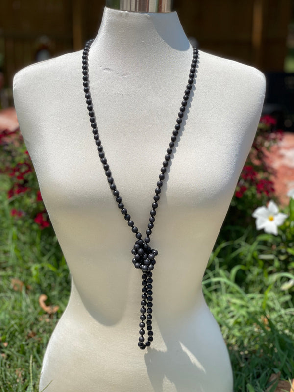 Necklace l Wrapped Around You Long Beaded Necklace