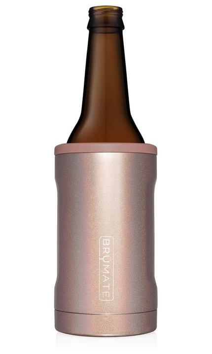 BrüMate Hopsulator Bott'l l Glitter Rose Gold (12 oz bottles)