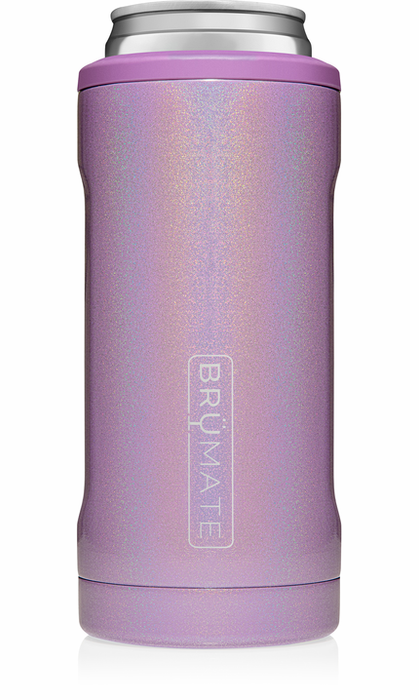 BrüMate Hopsulator Slim l Glitter Violet (12 oz slim cans)