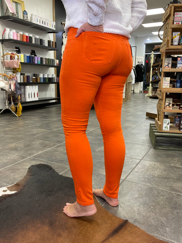 Classic 5-Pocket Skinny Jean in Orange