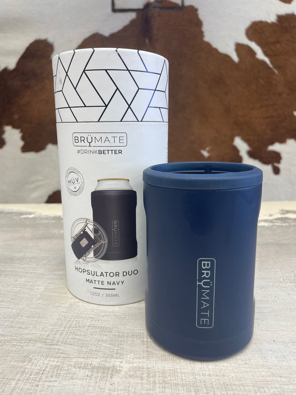 BrüMate Hopsulator Duo 2-in-1 l Matte Navy (12 oz cans/tumbler) – Whiskey  Creek Boutique